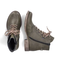 Rieker DameStøvler Med Ledning Olivengron