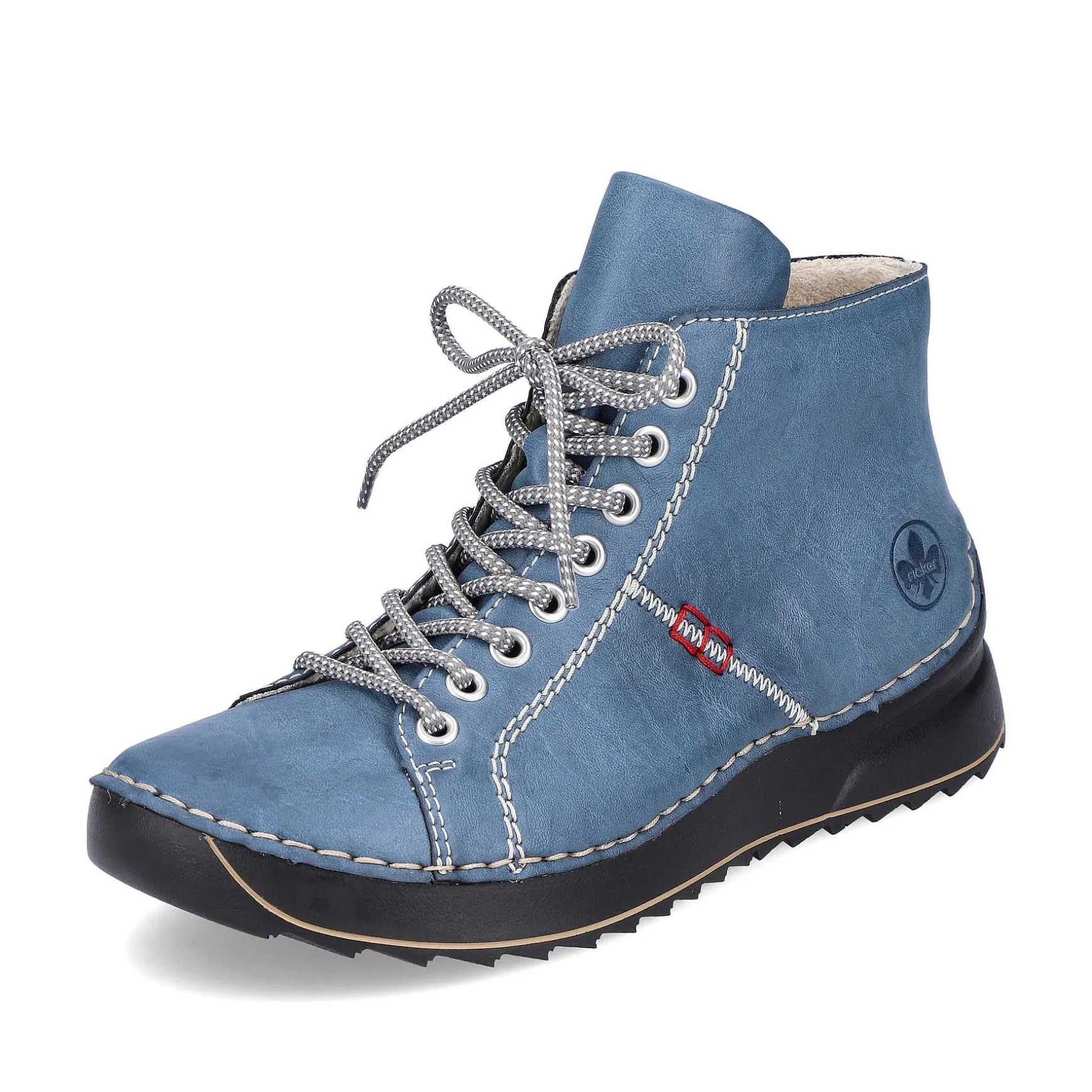 Rieker DameStøvler Med Ledning Bla Gra