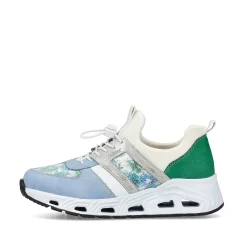 Rieker Dametofler Baby Bla-Creme Hvid