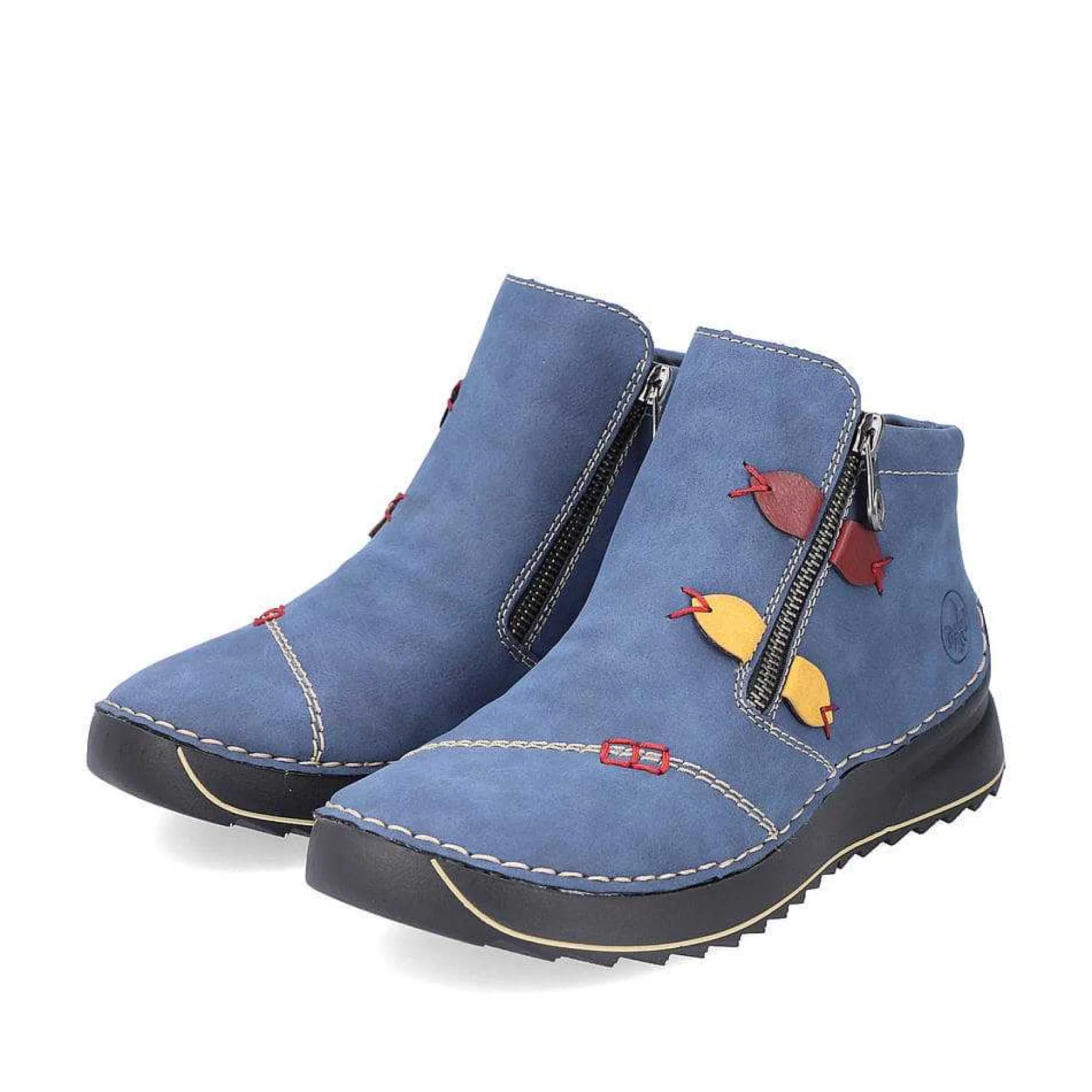 Rieker Dametofler Bla Gra