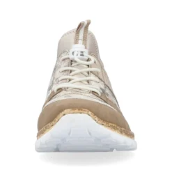 Rieker Dametofler Brun Beige