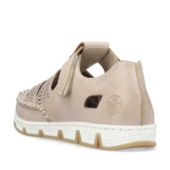 Rieker Dametofler Brun-Beige