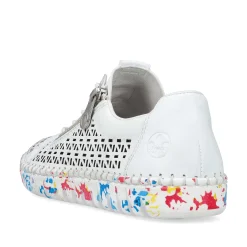 Rieker Dametofler Gamle Hvide