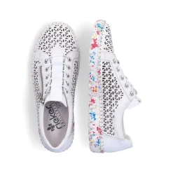 Rieker Dametofler Gamle Hvide