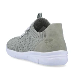 Rieker Dametofler Gron Gra