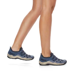 Rieker Dametofler Havbla