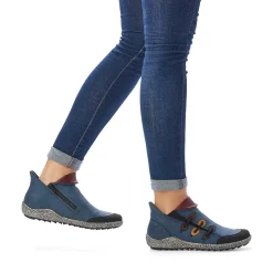 Rieker Dametofler Havbla