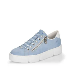 Rieker Dametofler Himmelbla