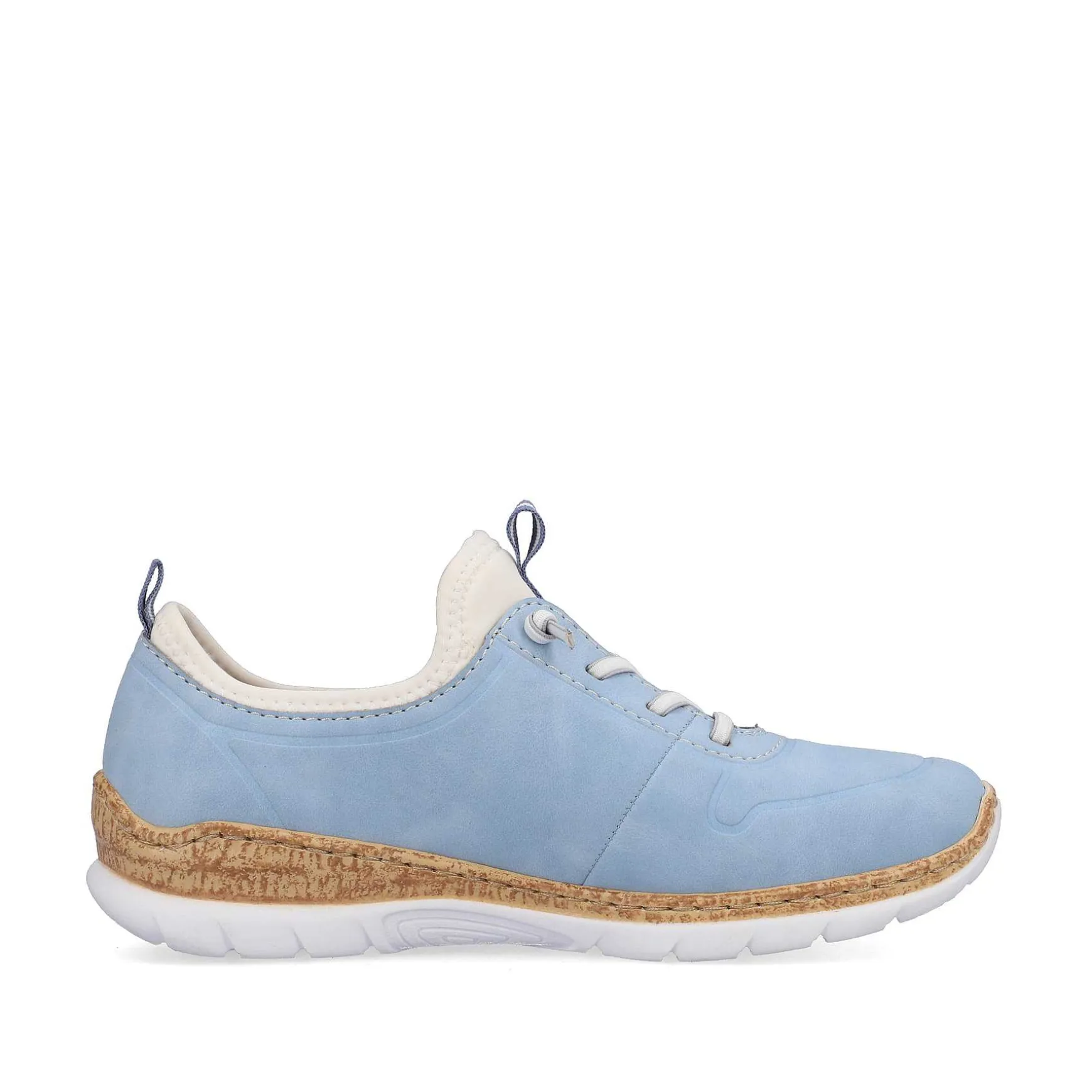 Rieker Dametofler Himmelbla