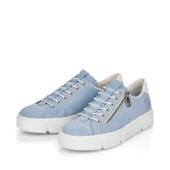 Rieker Dametofler Himmelbla