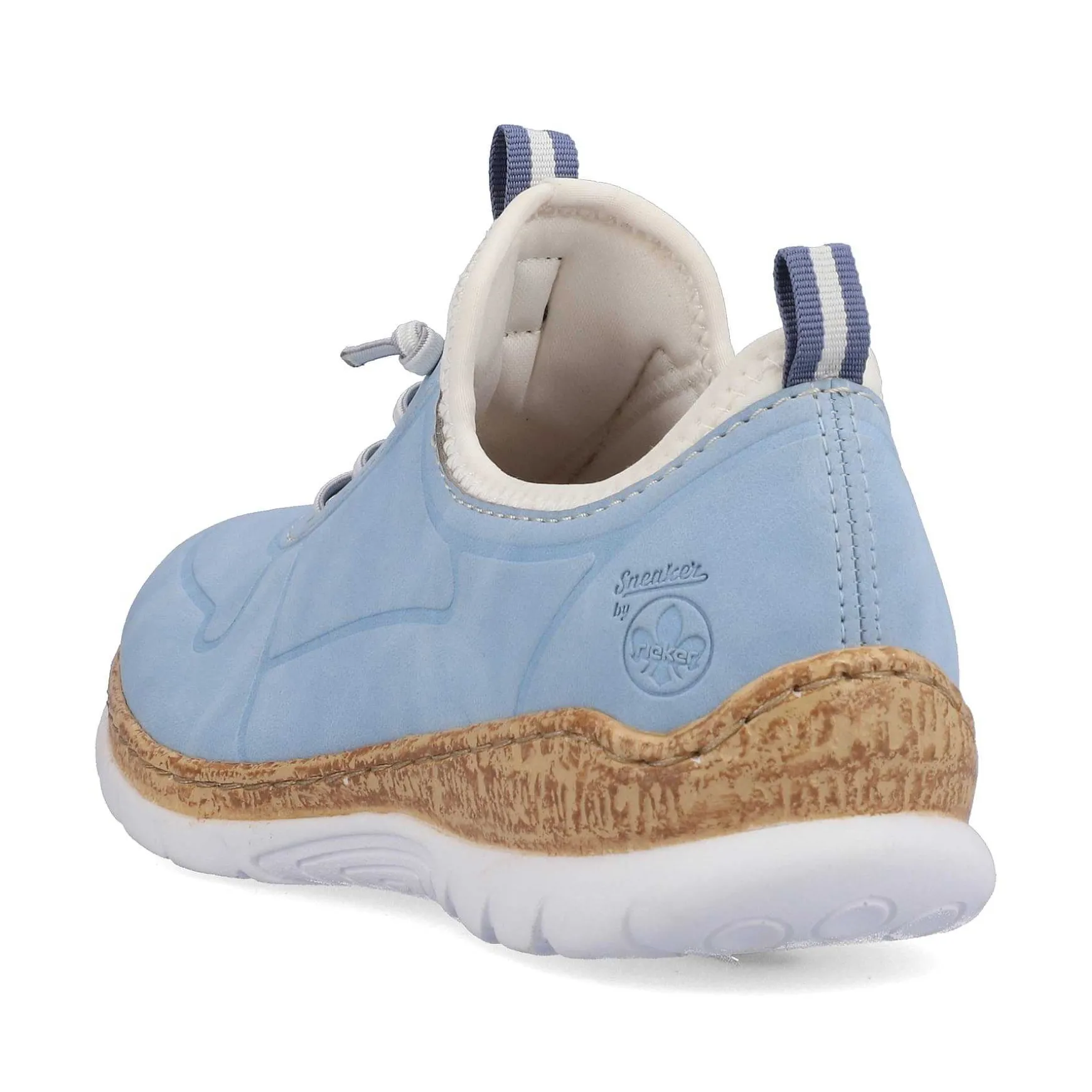 Rieker Dametofler Himmelbla