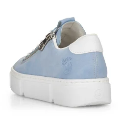 Rieker Dametofler Himmelbla