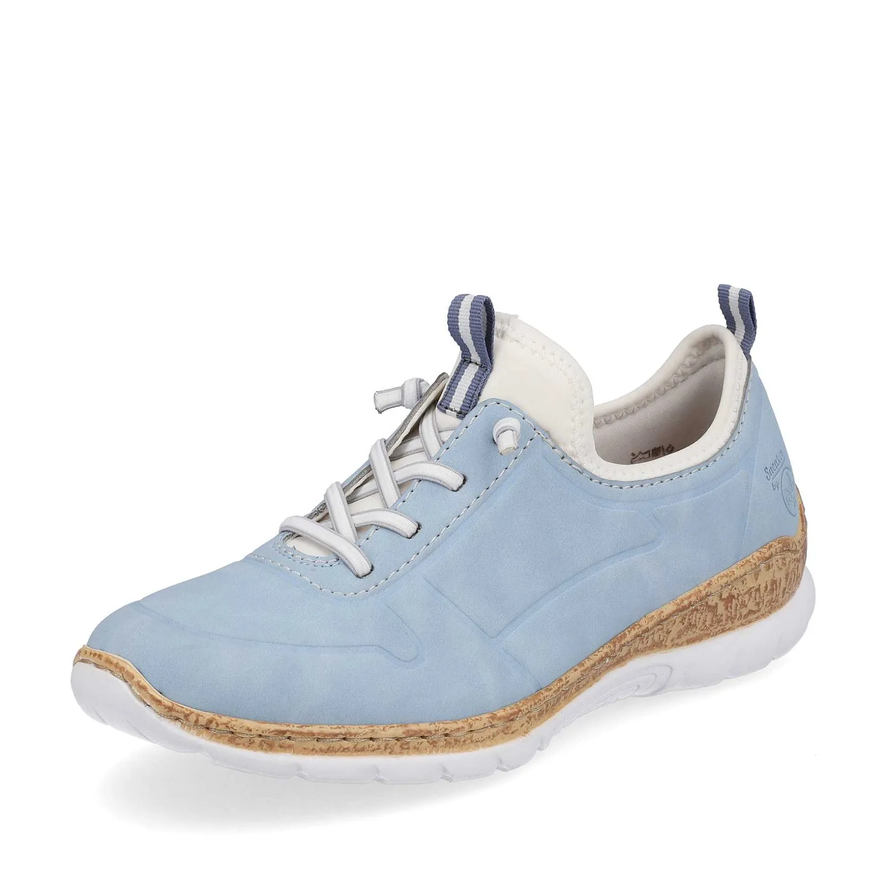 Rieker Dametofler Himmelbla