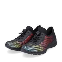 Rieker Dametofler I Regnbuefarver