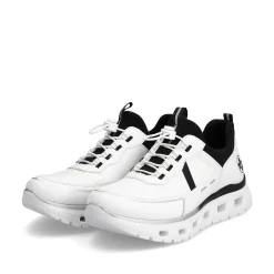 Rieker Dametofler Krystal Hvid