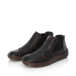 Rieker Dametofler Kulsort