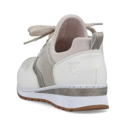 Rieker Dametofler Lys Beige