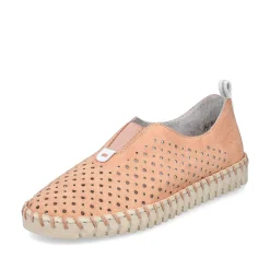 Rieker Dametofler Lyse Orange
