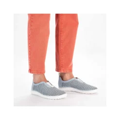 Rieker Dametofler Lysebla