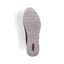 Rieker Dametofler Marinebla