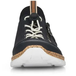 Rieker Dametofler Marinebla