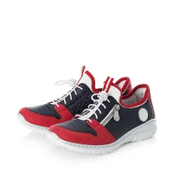 Rieker Dametofler Marinebla-Ildrode