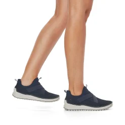 Rieker Dametofler Marinebla