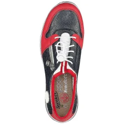 Rieker Dametofler Marinebla-Ildrode