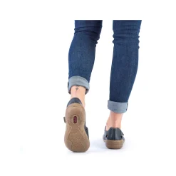 Rieker Dametofler Marinebla