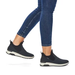 Rieker Dametofler Marinebla