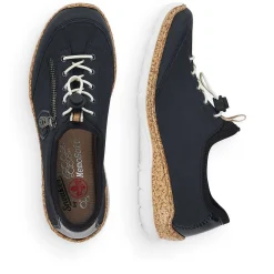 Rieker Dametofler Marinebla