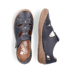 Rieker Dametofler Marinebla