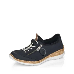 Rieker Dametofler Marinebla