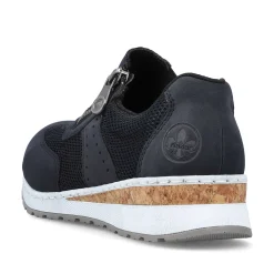 Rieker Dametofler Marinebla