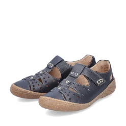 Rieker Dametofler Marinebla