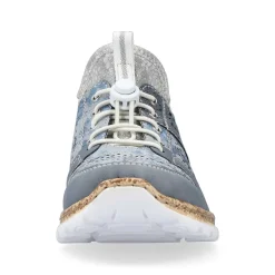 Rieker Dametofler Metallic Bla