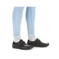 Rieker Dametofler Midnight Black