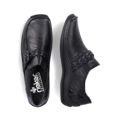Rieker Dametofler Midnight Black