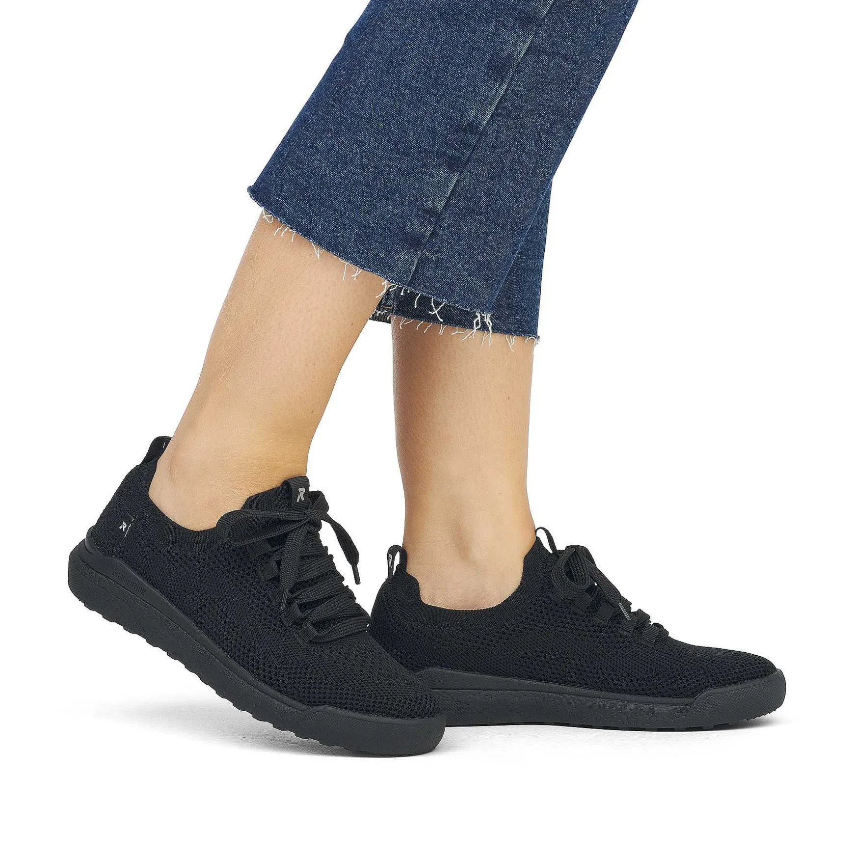 Rieker Dametofler Midnight Black