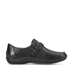 Rieker Dametofler Midnight Black