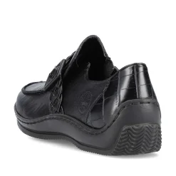 Rieker Dametofler Midnight Black