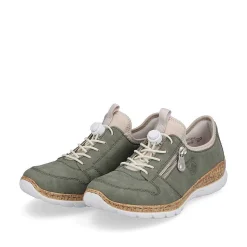 Rieker Dametofler Mintgronne