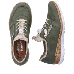 Rieker Dametofler Mintgronne