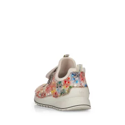 Rieker Dametofler Multi-Beige