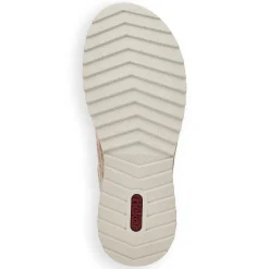 Rieker Dametofler Multi-Beige