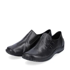 Rieker Dametofler Nat Sorte