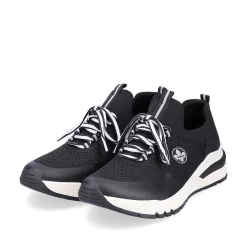 Rieker Dametofler Nat Sorte