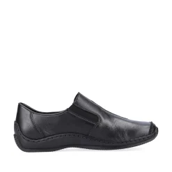 Rieker Dametofler Nat Sorte