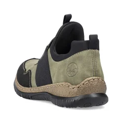 Rieker Dametofler Olivengron