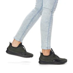 Rieker Dametofler Olivengron